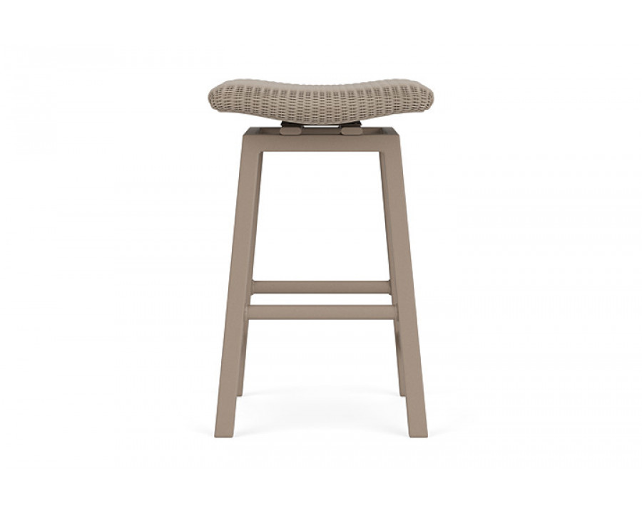 Lloyd Flanders™ Loom Swivel Bar Stool - French Beige