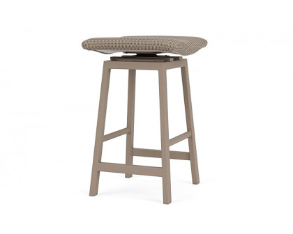 Lloyd Flanders™ Loom Swivel Bar Stool - French Beige