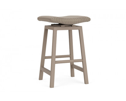 Lloyd Flanders™ Loom Swivel Bar Stool - French Beige