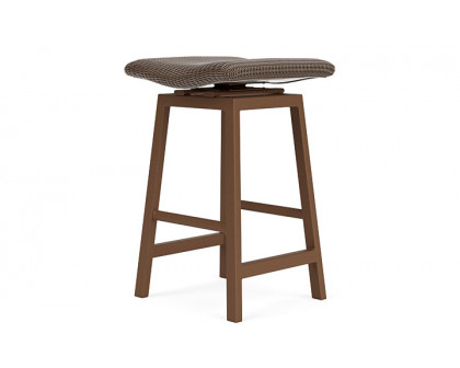 Lloyd Flanders™ Loom Swivel Bar Stool - Bark