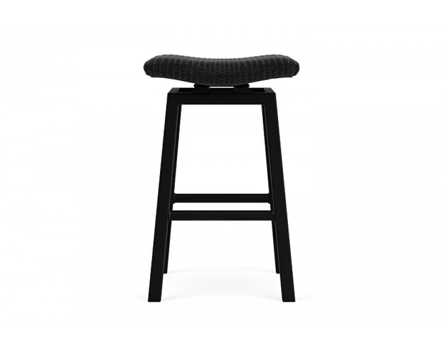 Lloyd Flanders™ Loom Swivel Bar Stool - Ebony