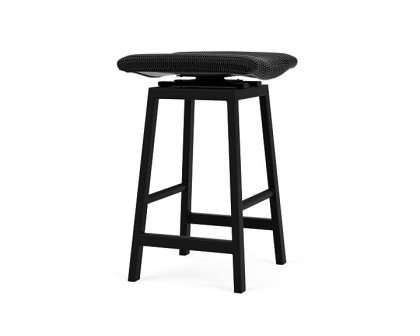 Lloyd Flanders™ Loom Swivel Bar Stool - Ebony