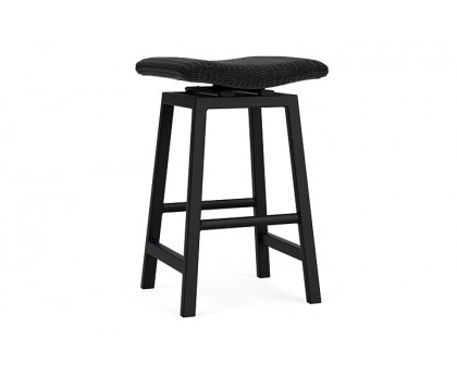 Lloyd Flanders™ Loom Swivel Bar Stool - Ebony