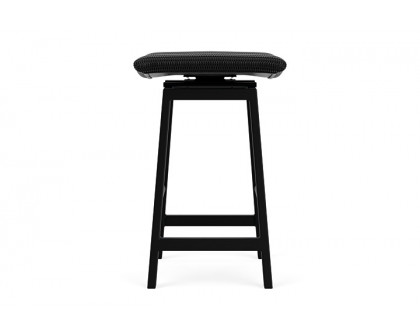 Lloyd Flanders™ Loom Swivel Bar Stool - Ebony