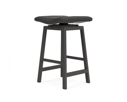 Lloyd Flanders™ Loom Swivel Bar Stool - Charcoal