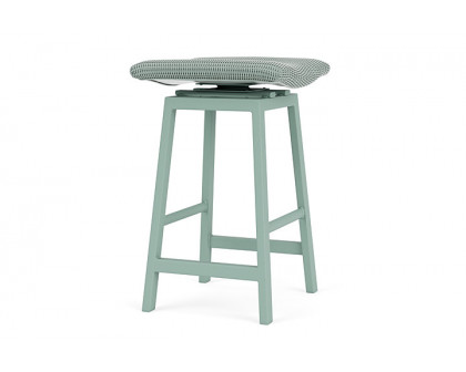 Lloyd Flanders™ Loom Swivel Bar Stool - Sea Glass