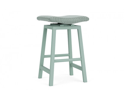 Lloyd Flanders™ Loom Swivel Bar Stool - Sea Glass