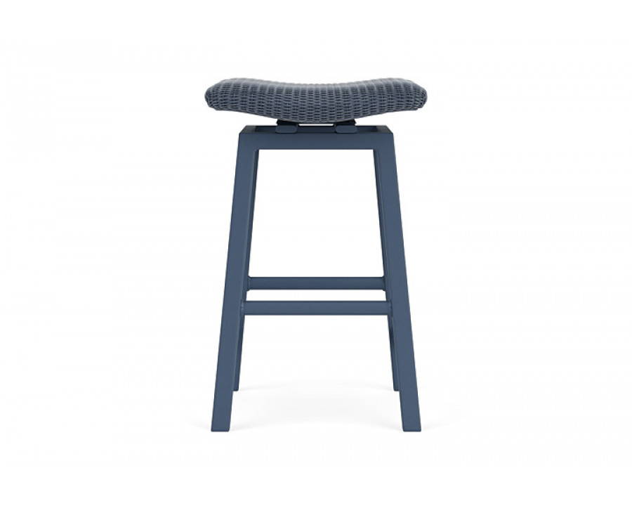 Lloyd Flanders™ Loom Swivel Bar Stool - Denim Blue