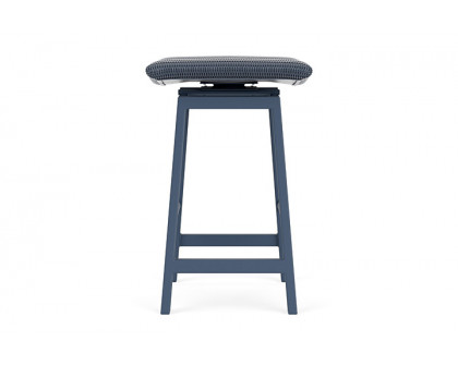 Lloyd Flanders™ Loom Swivel Bar Stool - Denim Blue