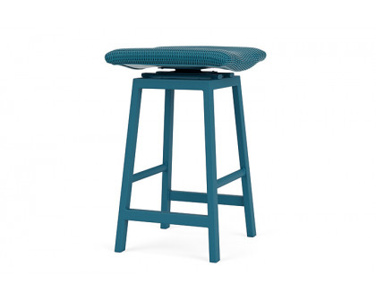 Lloyd Flanders™ Loom Swivel Bar Stool - Peacock