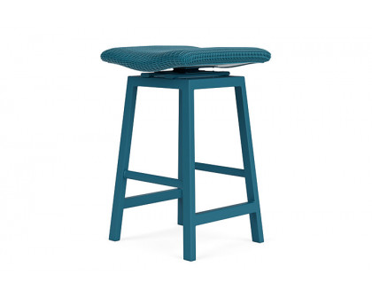 Lloyd Flanders™ Loom Swivel Bar Stool - Peacock