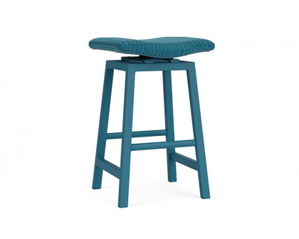 Lloyd Flanders™ Loom Swivel Bar Stool - Peacock