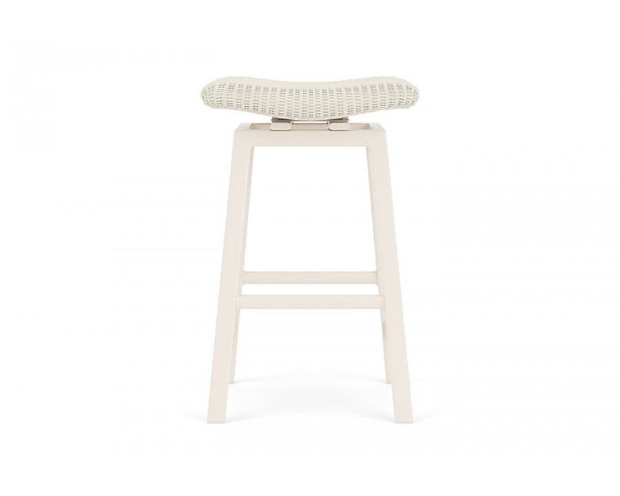 Lloyd Flanders™ Loom Swivel Bar Stool - Ivory