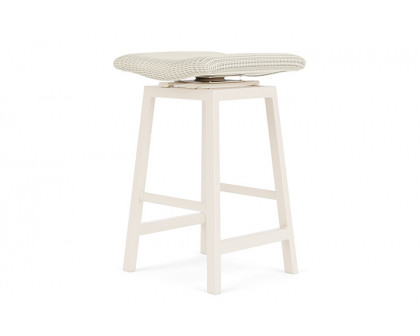 Lloyd Flanders™ Loom Swivel Bar Stool - Ivory