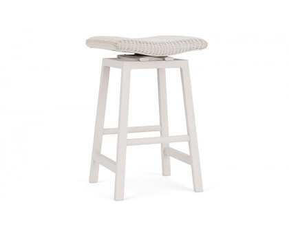 Lloyd Flanders™ Loom Swivel Bar Stool - Antique White