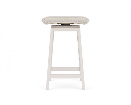 Lloyd Flanders™ Loom Swivel Bar Stool - Antique White