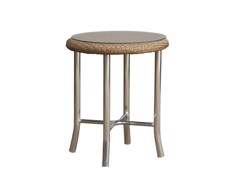 Lloyd Flanders™ Loom 20" Round End Table - White