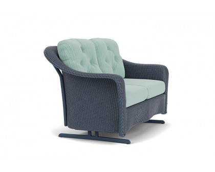 Lloyd Flanders™ Reflections Loveseat Glider - Denim Blue