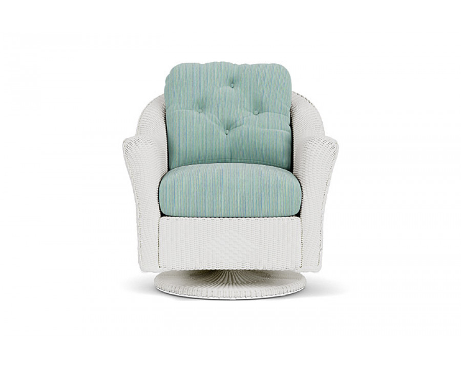 Lloyd Flanders™ Reflections Swivel Rocker Lounge Chair - Matte White