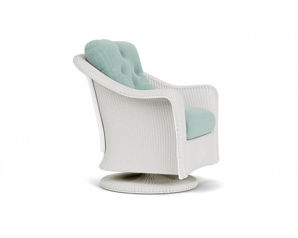 Lloyd Flanders™ Reflections Swivel Rocker Lounge Chair - Matte White