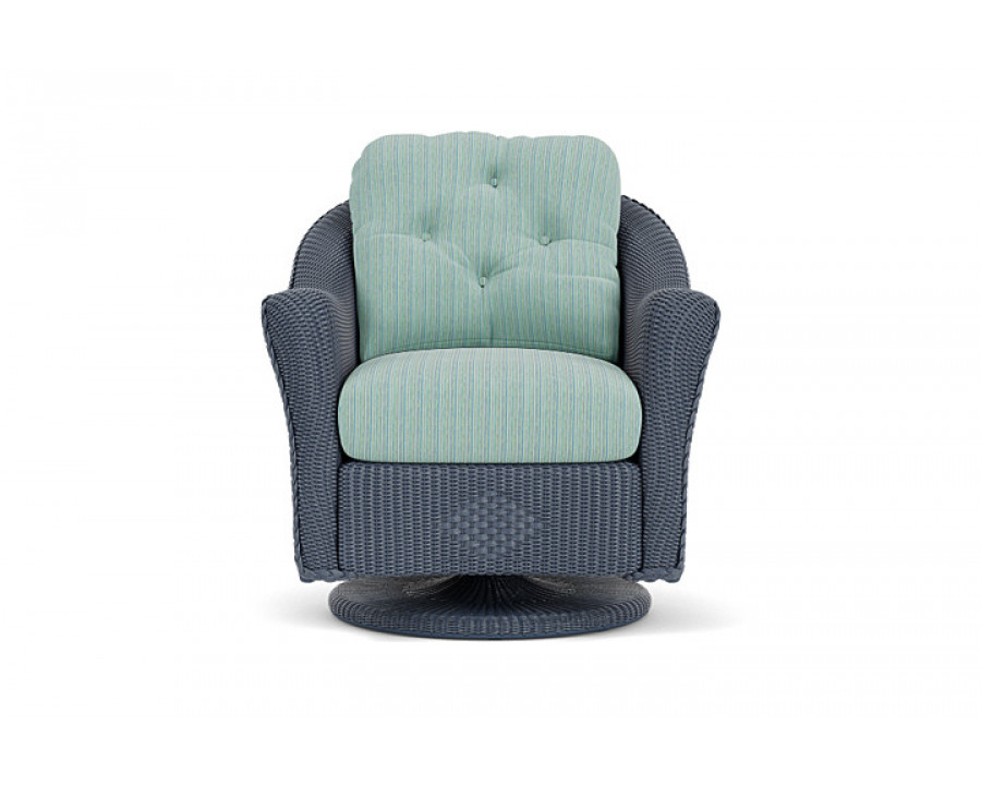 Lloyd Flanders™ Reflections Swivel Rocker Lounge Chair - Denim Blue