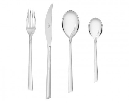 Maxima - Flames 24-Piece Flatware Set in Steel