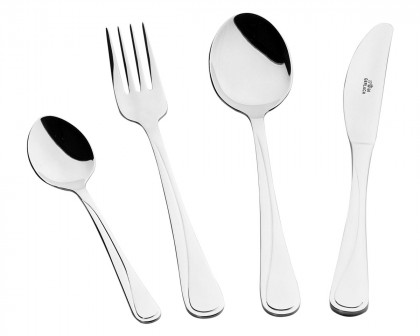 Maxima - Mango 24-Piece Flatware Set in Steel