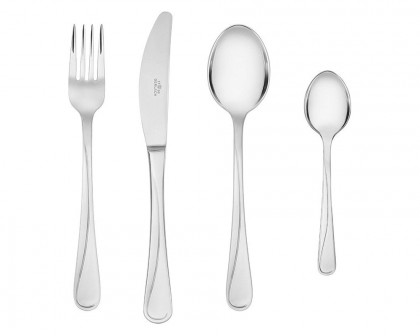 Maxima - Mango 24-Piece Flatware Set in Steel