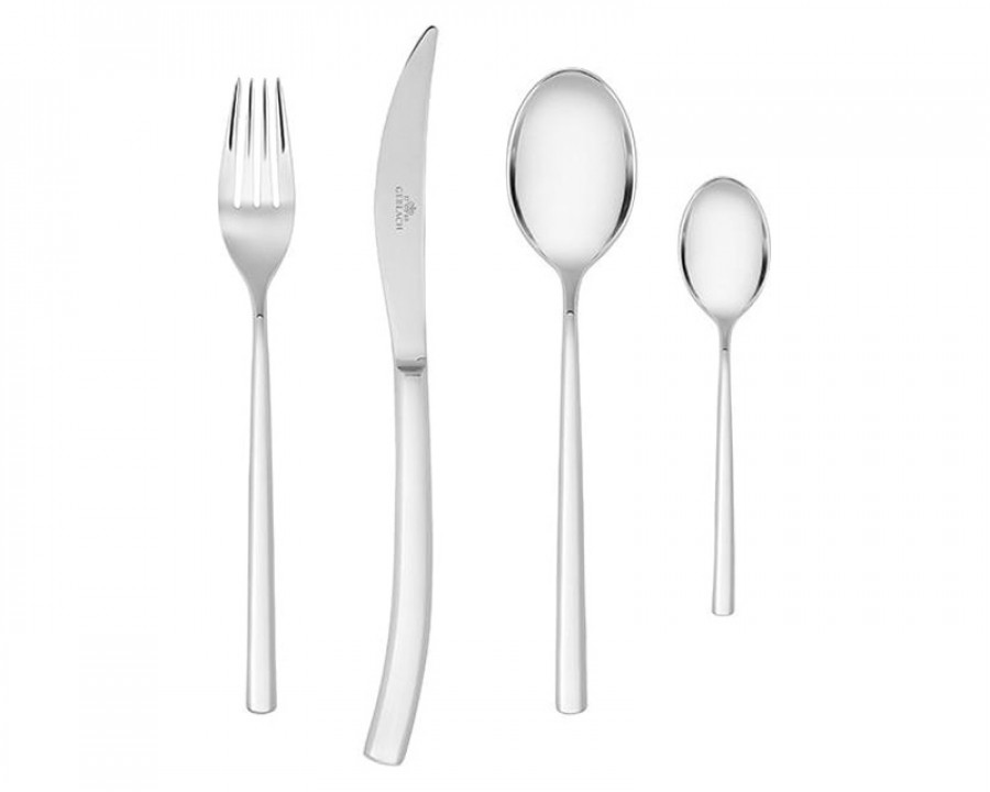 Maxima - Horizon 24-Piece Flatware Set in Steel