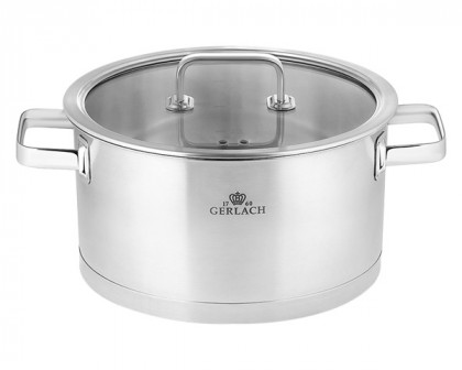 Maxima - Prestige Stainless Steel Pot Set with Lids 9 Pcs in Steel