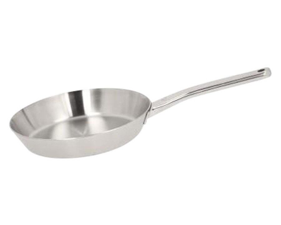 Maxima - Prestige Stainless Steel Frying Pan with Lid 11" in Steel