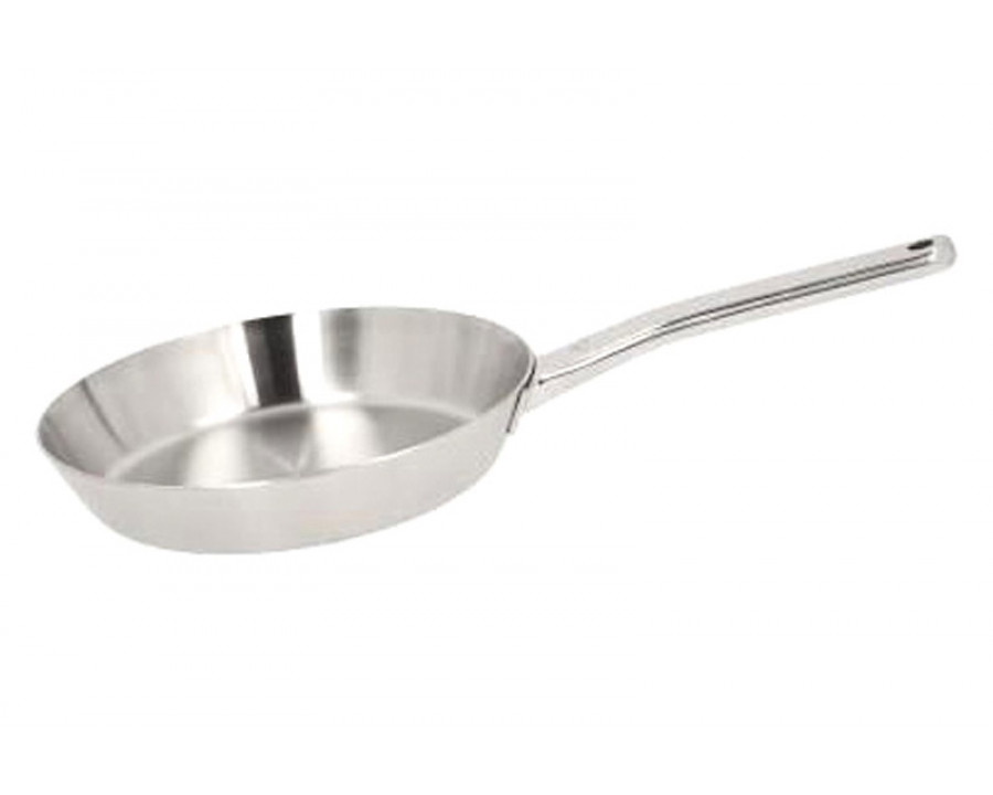 Maxima - Prestige Stainless Steel Frying Pan with Lid 9.4" in Steel