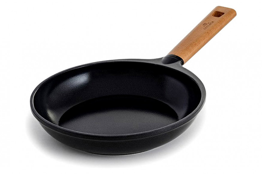 Maxima™ Natur Non-Stick Frying Pan with Lid 9.4" - Black