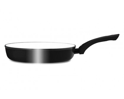 Maxima Harmony Classic Non-Stic Frying Pan with Lid 11" - White/Black