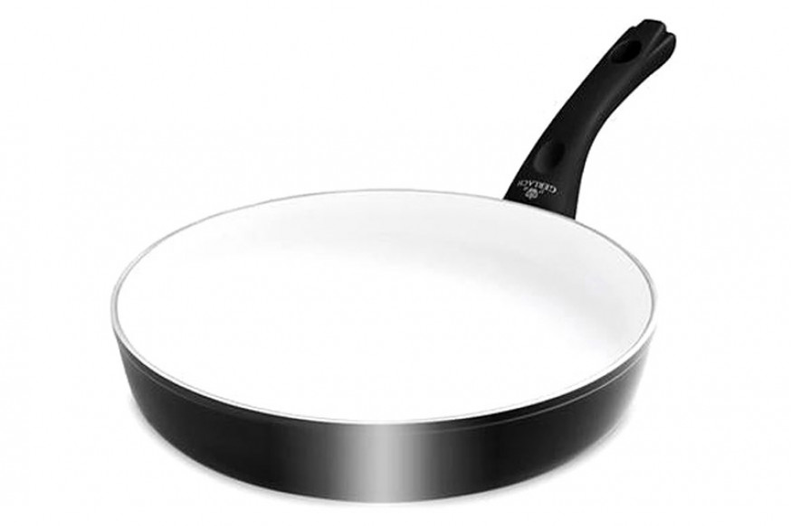 Maxima™ Contrast Non-Stick Frying Pan with Lid 11" - White/Black