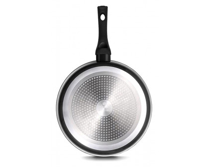 Maxima™ Contrast Non-Stick Frying Pan with Lid 9.4" - White/Black