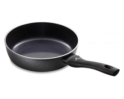 Maxima Contrast Pro Deep Non-Stick Frying Pan with Lid 11" - Black