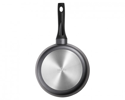 Maxima - Contrast Pro Deep Non-Stick Frying Pan with Lid 7.9" in Black