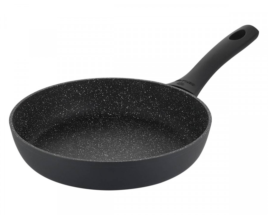 Maxima - Granitex Frying Pan with Lid 11" in Black