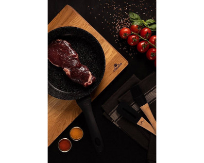 Maxima™ Granitex Frying Pan with Lid 9.4" - Black