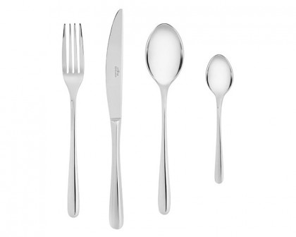 Maxima - Muza 24-Piece Flatware Set in Steel