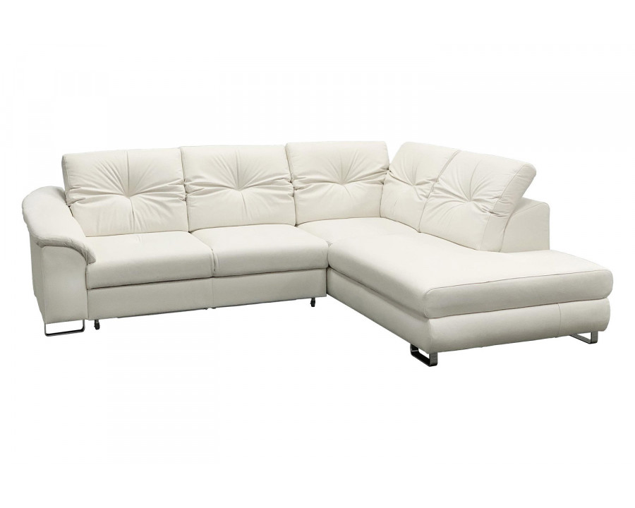 Maxima - Ego Leather Sectional Sleeper Sofa