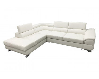 Maxima - Lagos Leather Sectional Sleeper Sofa