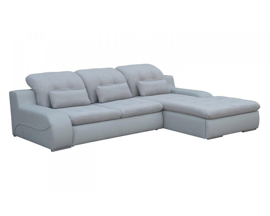 Maxima Bavero Sectional Sleeper Sofa - Light Beige, Right Corner