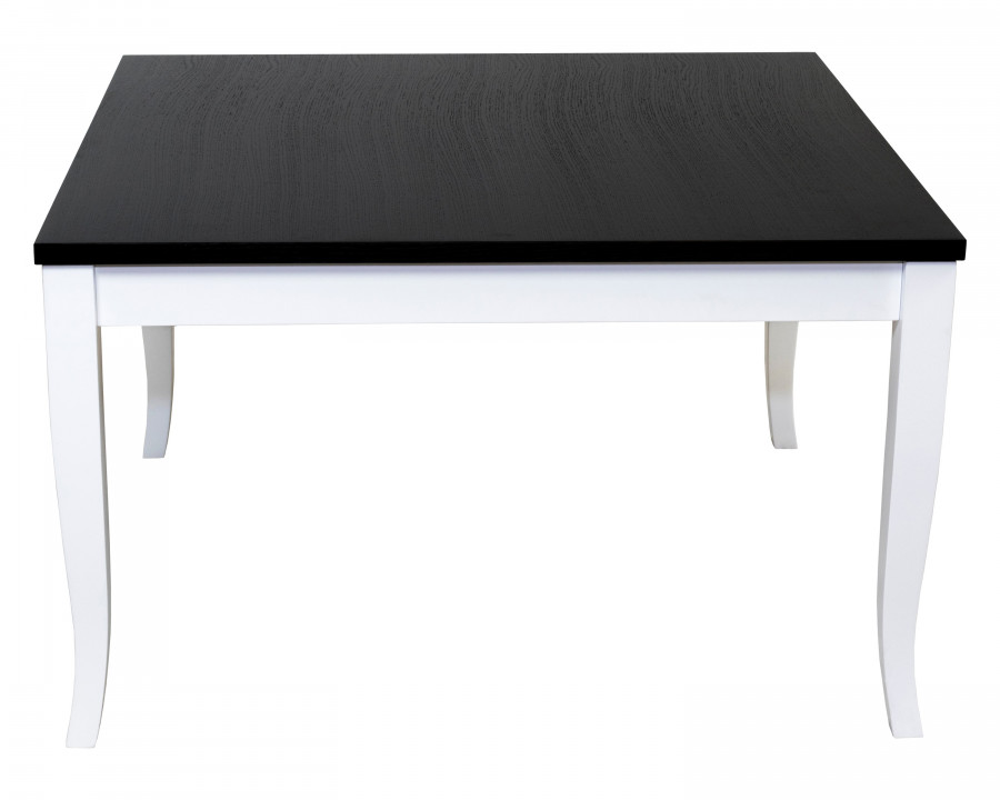 Maxima Finezja Wood 24" Coffee Table - Black/White