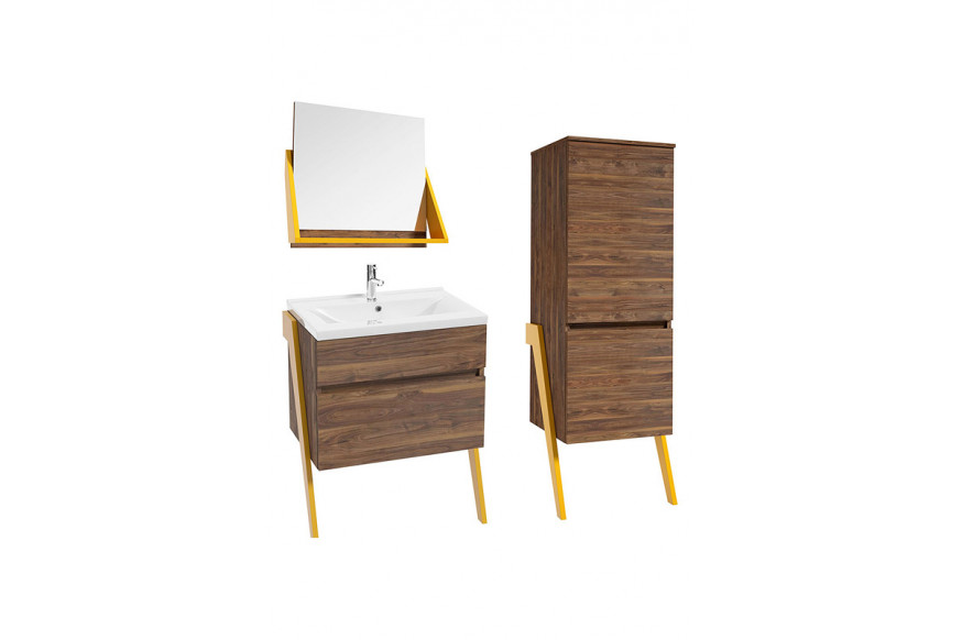 Maxima™ Op-Arty 3 Vanity Bathroom Set - Yellow