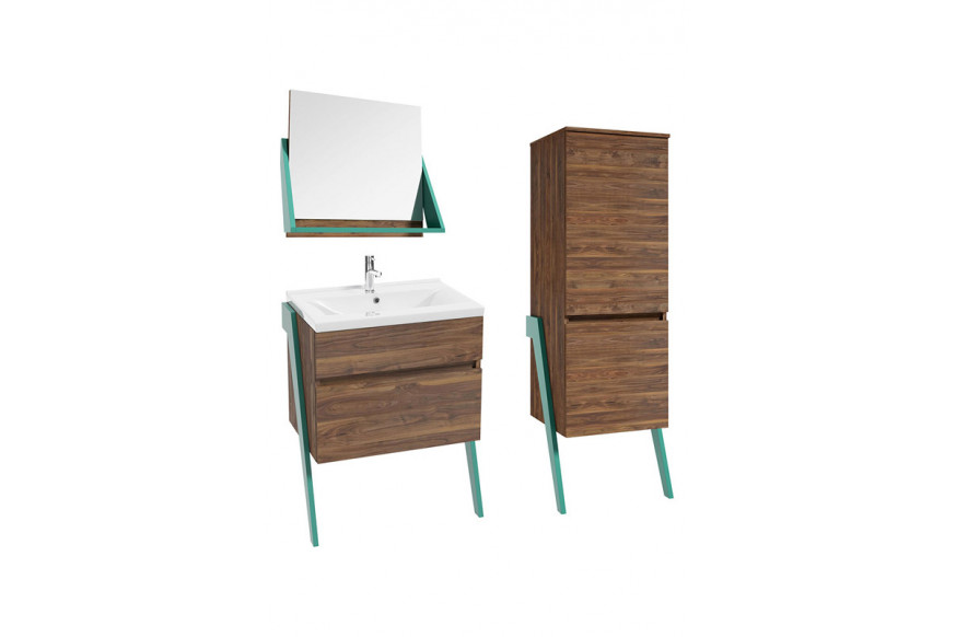 Maxima™ Op-Arty 3 Vanity Bathroom Set - Green