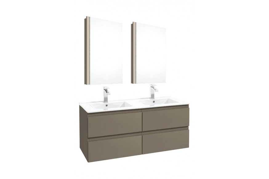 Maxima™ Como Double Sink Bathroom Set - Cappucino