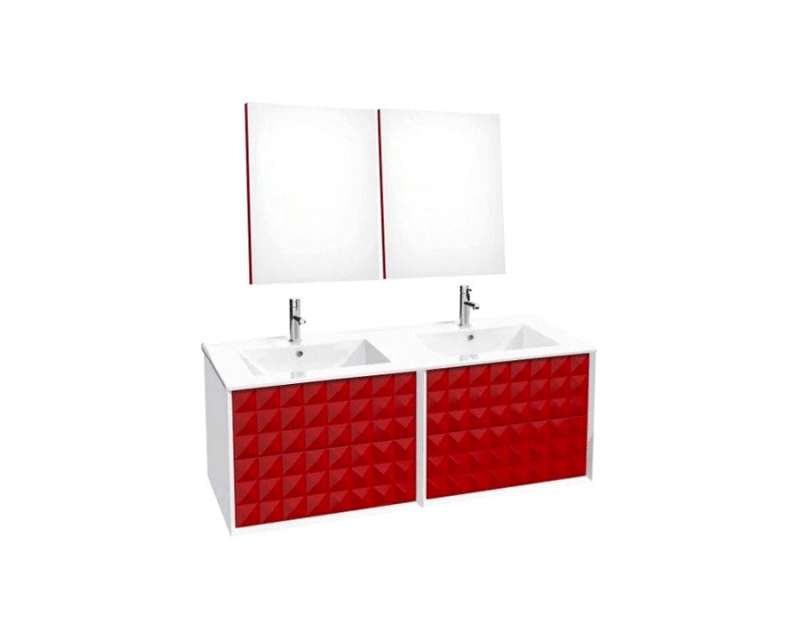 Maxima - Zirco Double Sink Bathroom Set