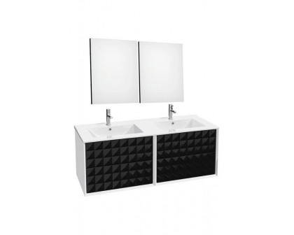 Maxima - Zirco Double Sink Bathroom Set